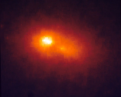 Двойное ядро галактики Андромеды. Снимок космического телескопа имени Эдвина Хаббла  