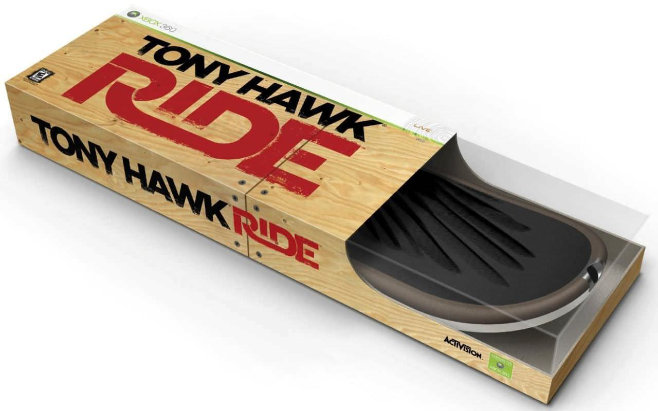 Издание Tony Hawk: Ride для игровой консоли Xbox 360 со скейтом-контроллером в комплекте