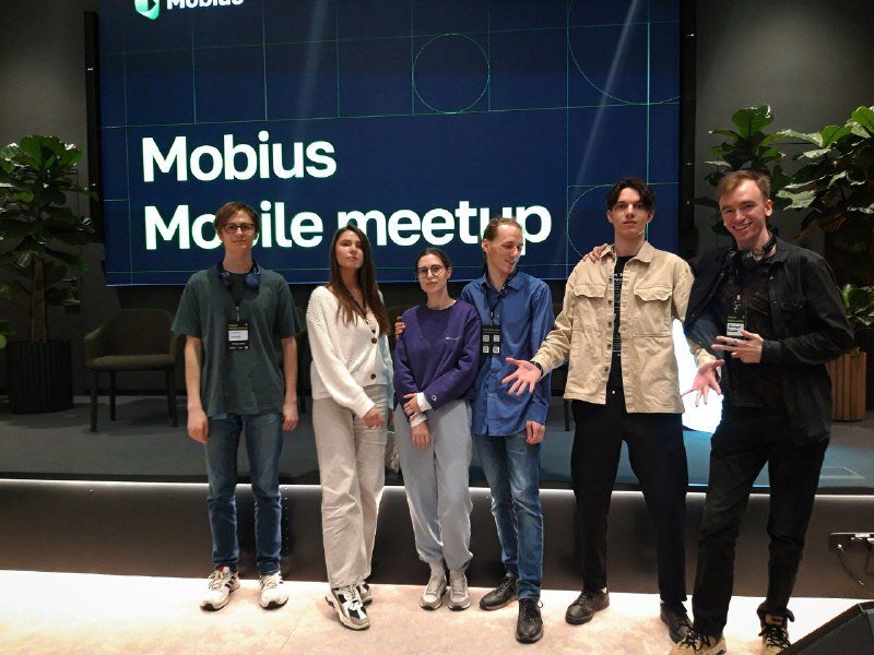Наши ребята на Mobius Meetup