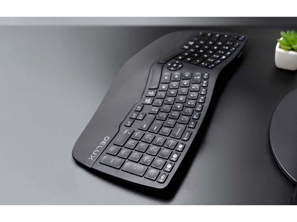Delux Bluetooth Wireless Keyboard (GM902) - Ergo-product