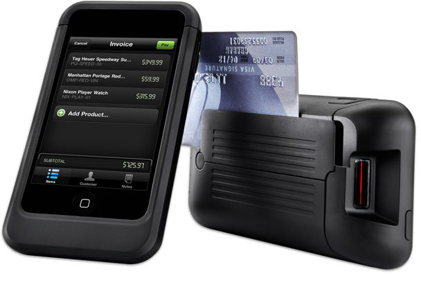 Примерно как-то так раньше выглядел терминал EasyPay на базе iPod touch в Apple Store