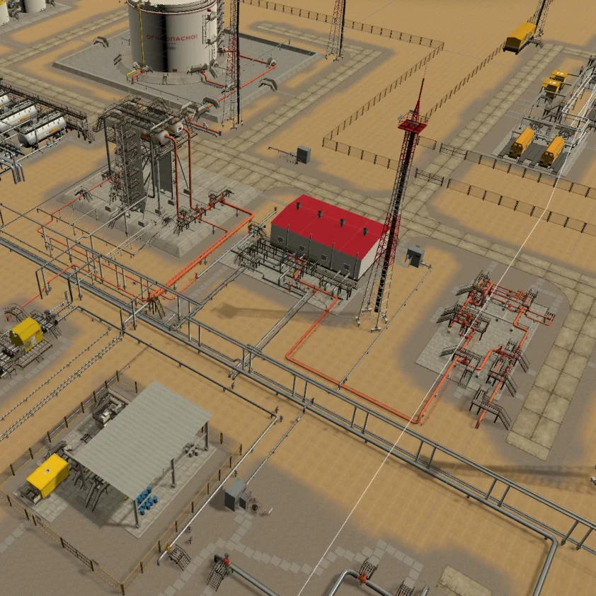 Тренажер - Установка подготовки нефти