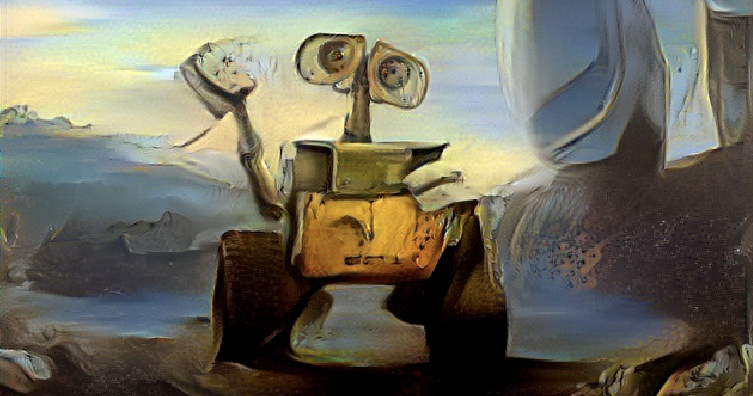 Старый добрый перенос стиля WALL · E  в Dalí