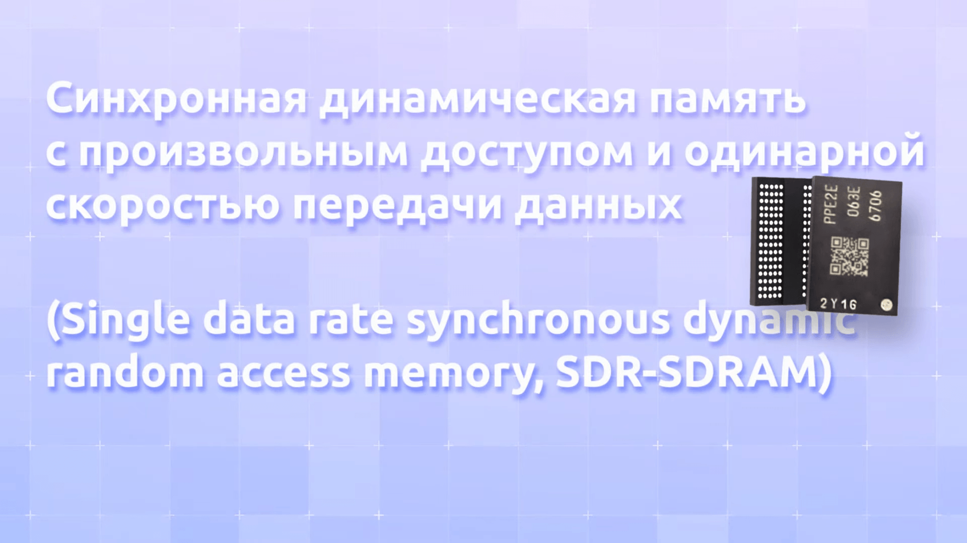Синхронная динамическая память (SDR)