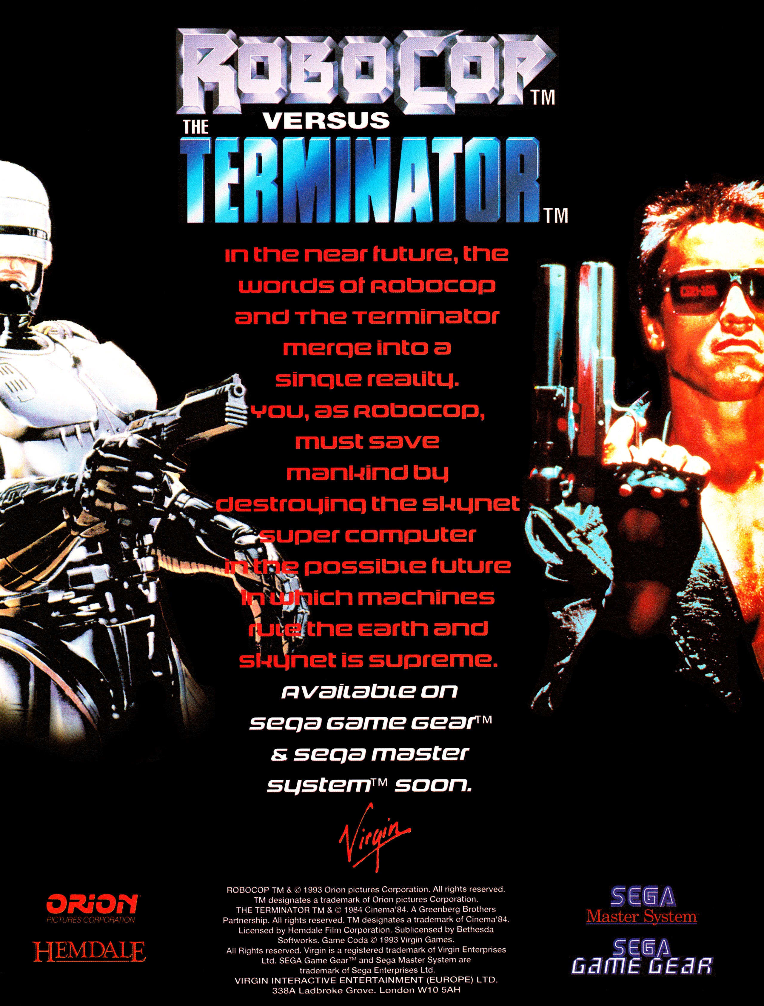 2. Robocop Versus The Terminator (1993).