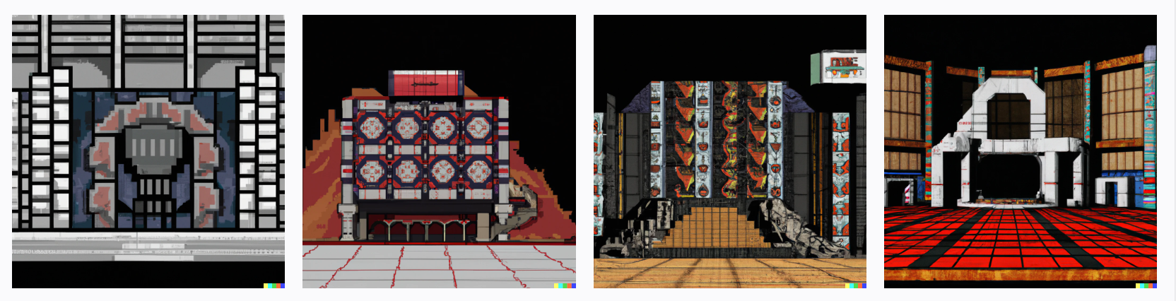 Quake III Arena pixel art, Quake III Arena in future, digital art