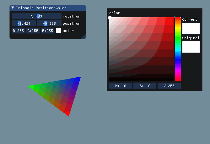 ImGui is a powerful UI library that is used by many game engines as an edit tool.