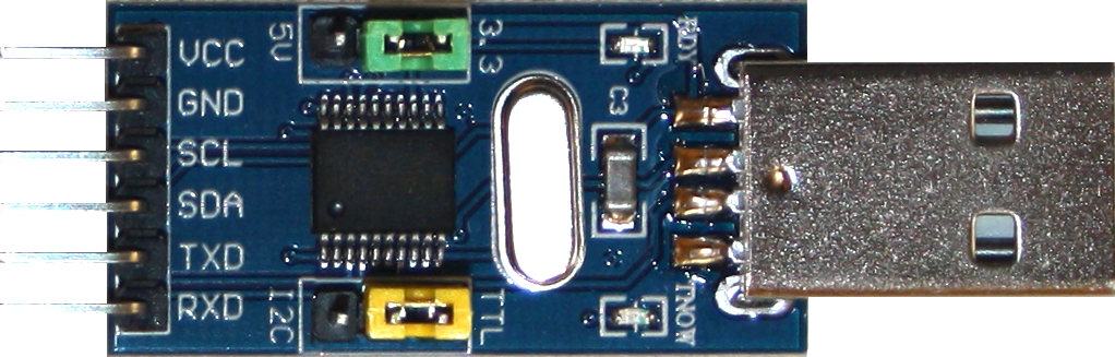 Рис. 3. Конвертер USB для I2C и UART.
