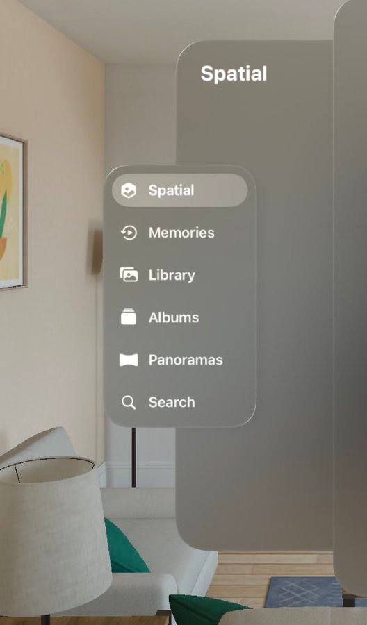 Добавлено приложение Spatial – для записи пространственных фото и видео прямо на Apple Vision Pro
