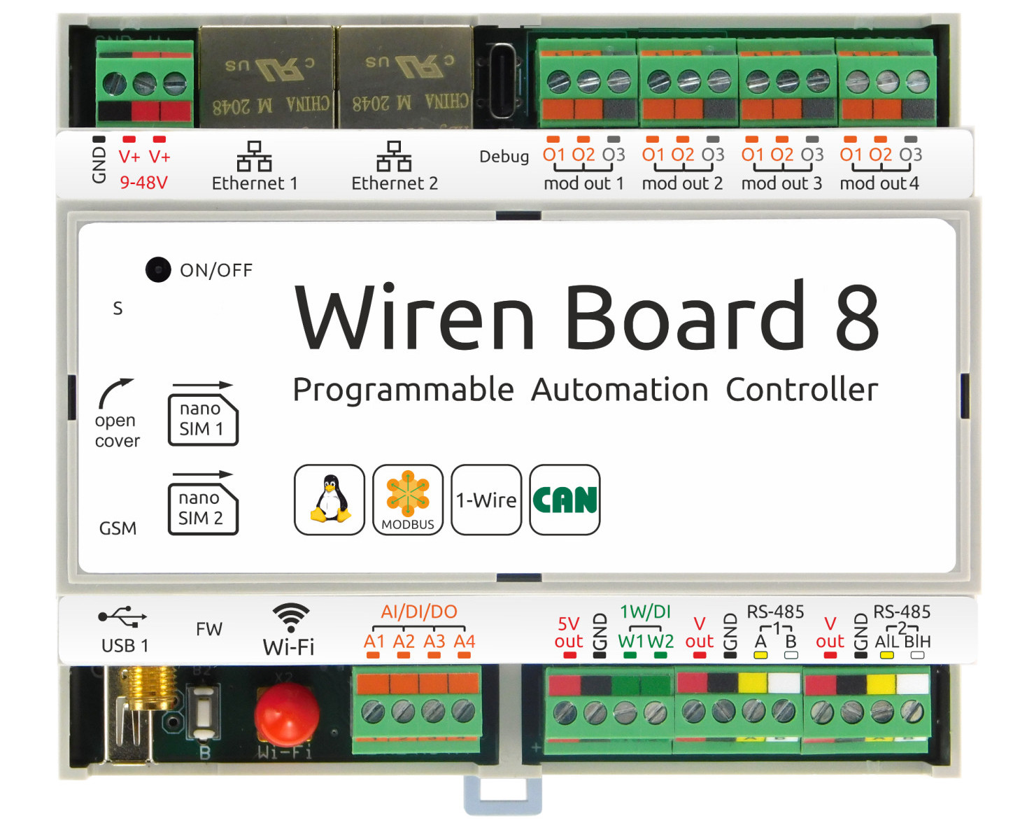 Примерный облик нового Wiren Board 8