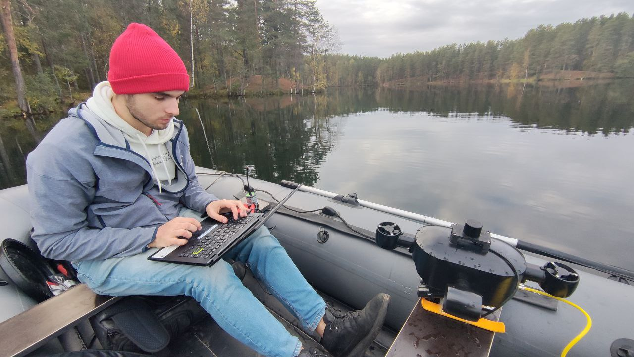 Работы на Саперном озере в Ленинградской области