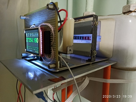 Рис. 2. Пример проекта на базе Arduino по оптическому снятию показаний счётчика газа. Источник: https://forum.arduino.ua/viewtopic.php?id=2184
