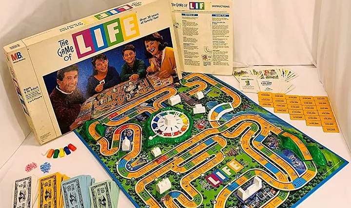 Настольная игра The Game of Life, издание 1991 года (источник: amazon.com)