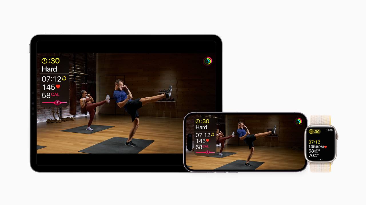 Новые расширения и тренировки в Apple Fitness+ уже доступны всем подписчикам