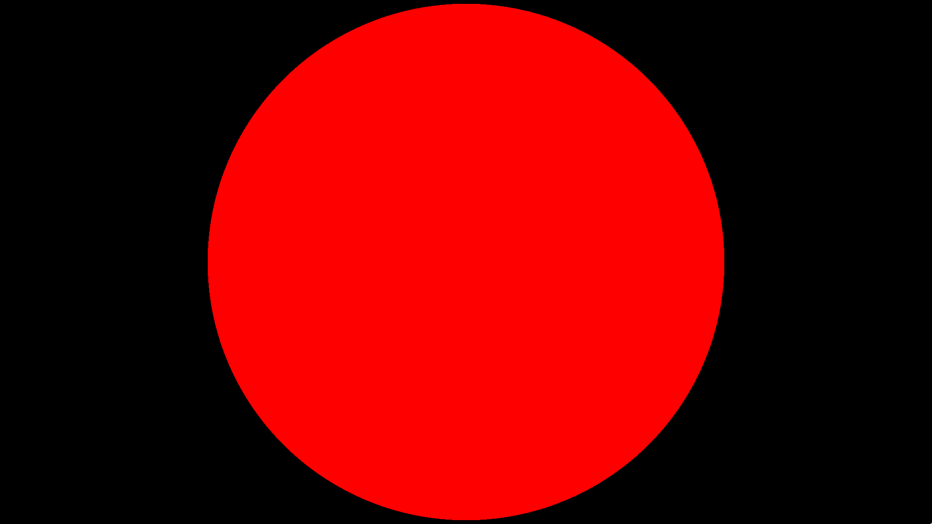 рис. 8 - Рендер сферы без модели освещения
