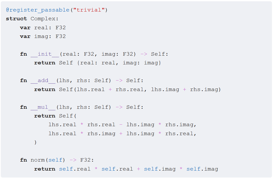 Пример кода на Mojo. Загрузил бы через блок кода, да подсветка синтаксиса хабра ещё не узнаёт язык трёхдневной давности. К тому же, весь код есть в документации