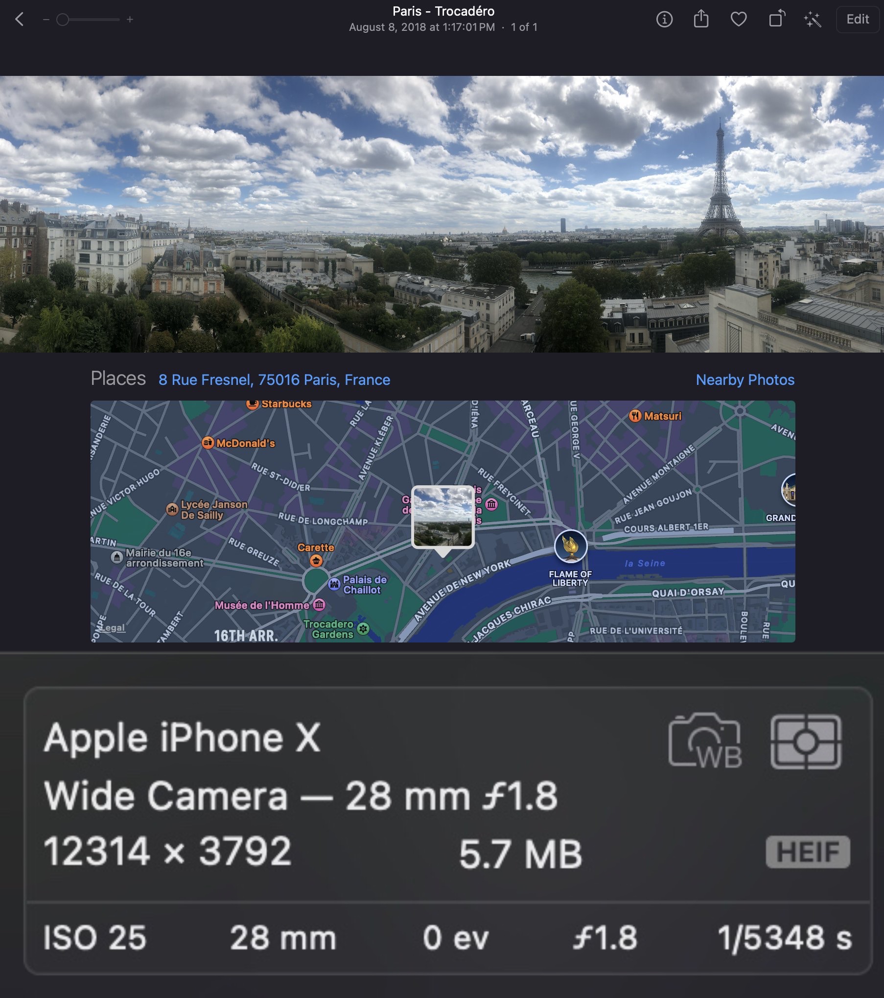 Одна из панорам для Immersive Video на visionOS была снята на iPhone X