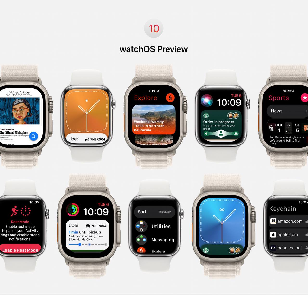 На фото концепт возможного изменения в watchOS 10