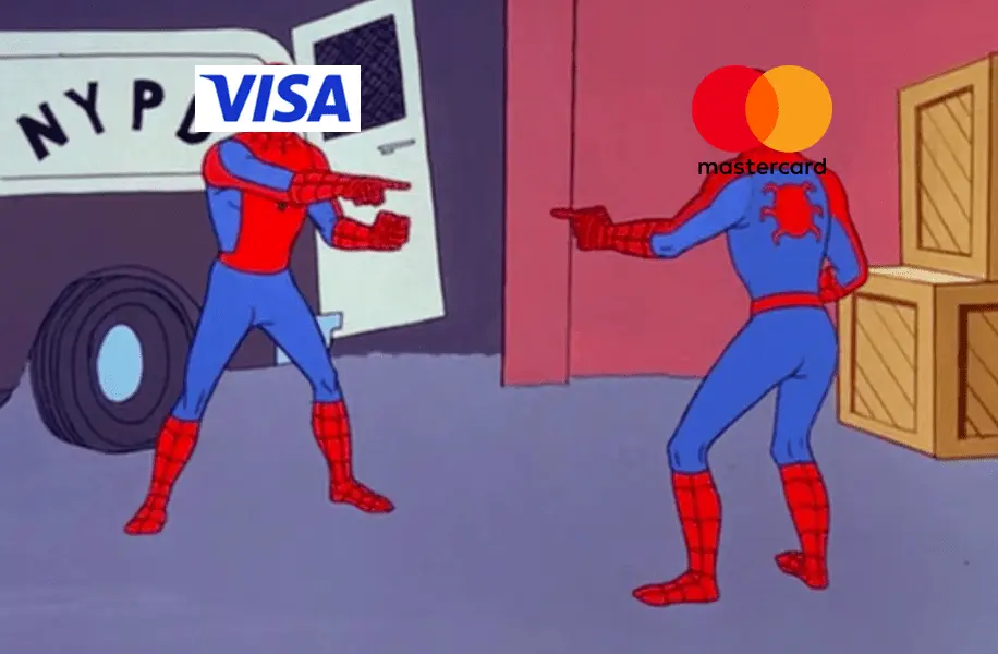 Конкуренцию Mastercard и Visa вижу примерно так.