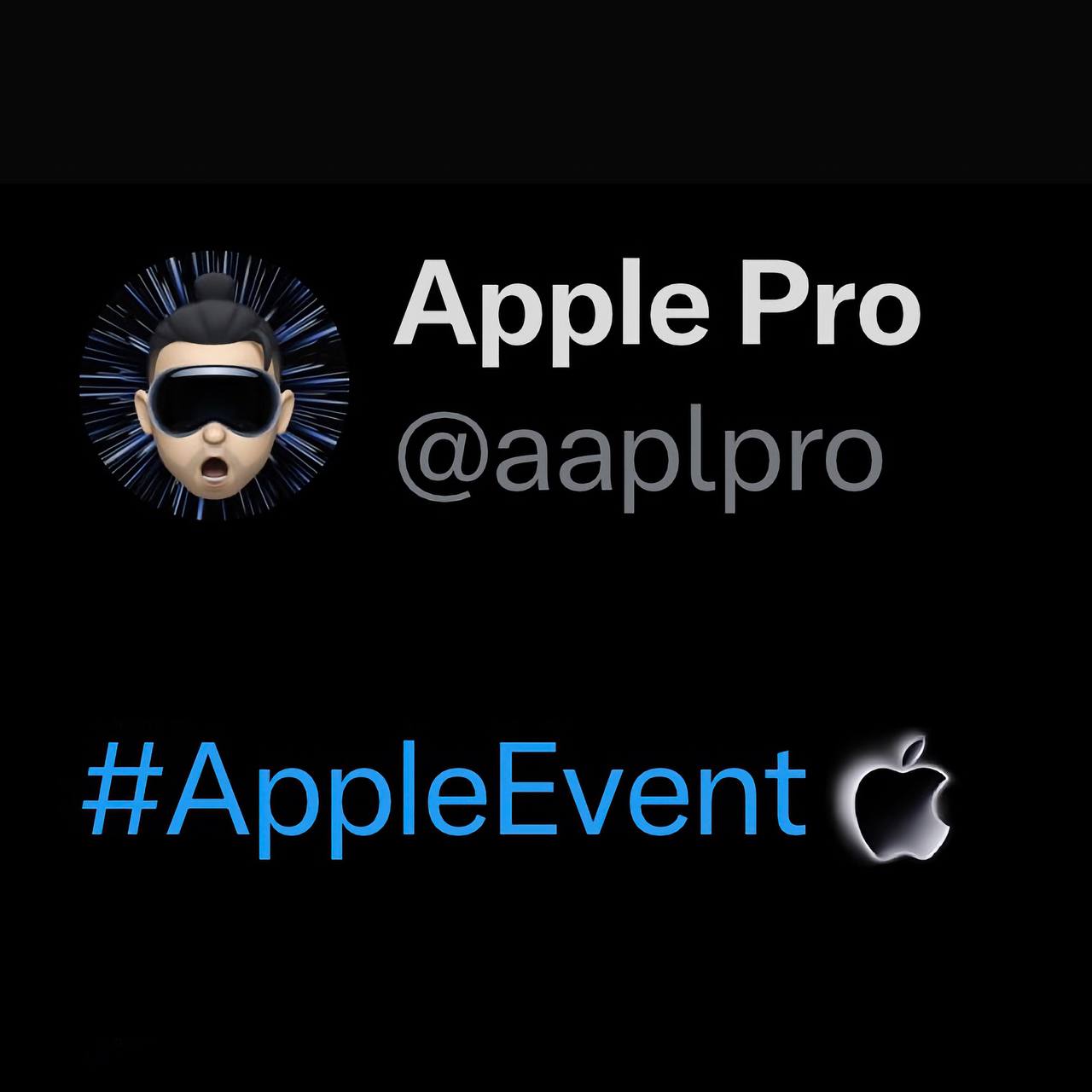 Традиционный специальный хэшфлаг от Apple в X (экс-Твиттер)