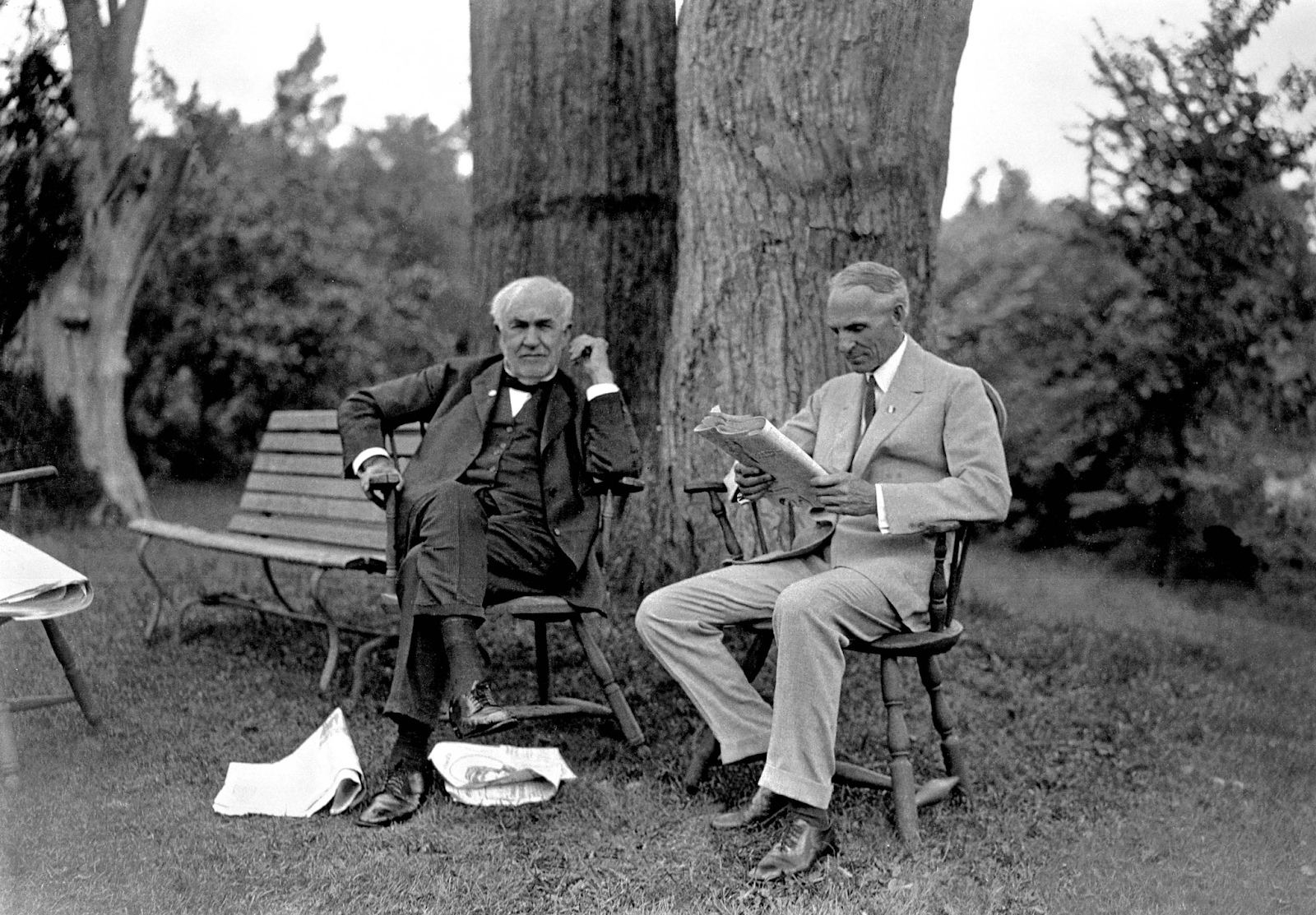 Томас Эдисон и Генри Форд — друзья навек