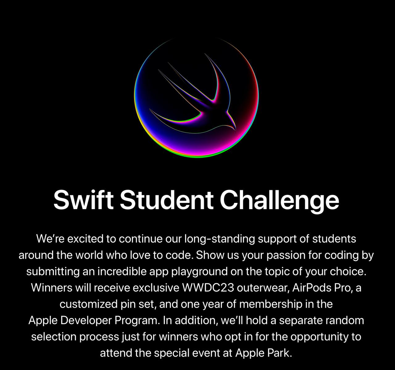 Конкурс для студентов, программирующих на Swift даст шанс выиграть ценные и памятные призы