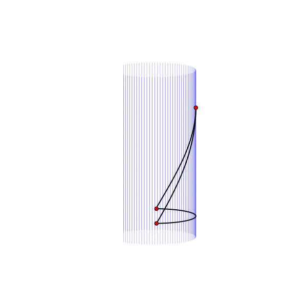 Вложение графа E₃  на поверхность, эквивалентную плоскости