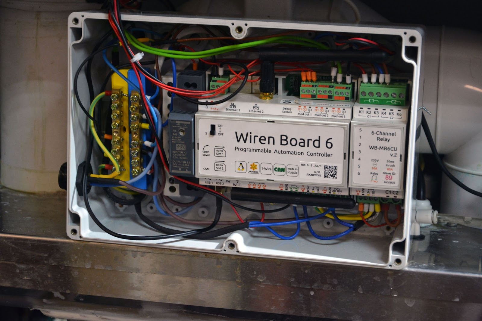 Контроллер Wiren Board в установке дезинфекции  