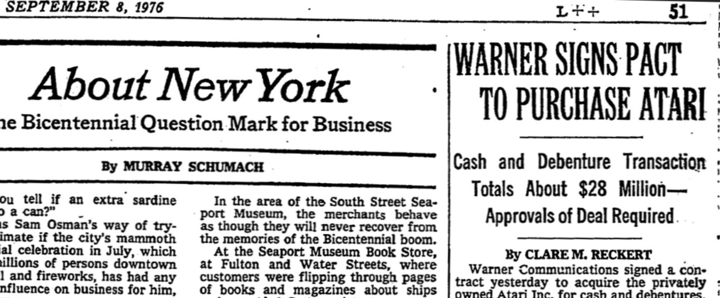 New York Times, 8 сентября 1976