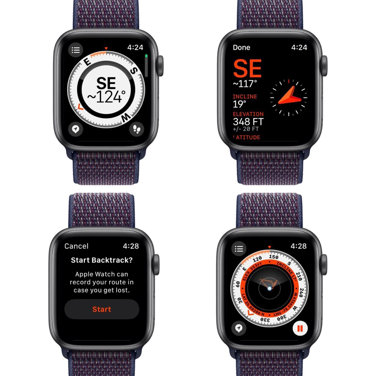 Компас на Apple Watch SE всегда будет показывать SE 🌚