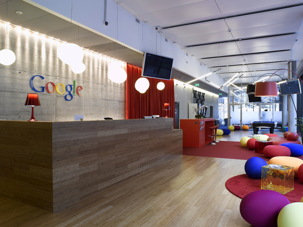 Офис Google в Цюрихе, источник — hqroom.ru