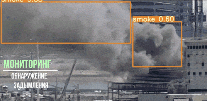 Детекция огня и дыма на примере тестовых видеофрагментов