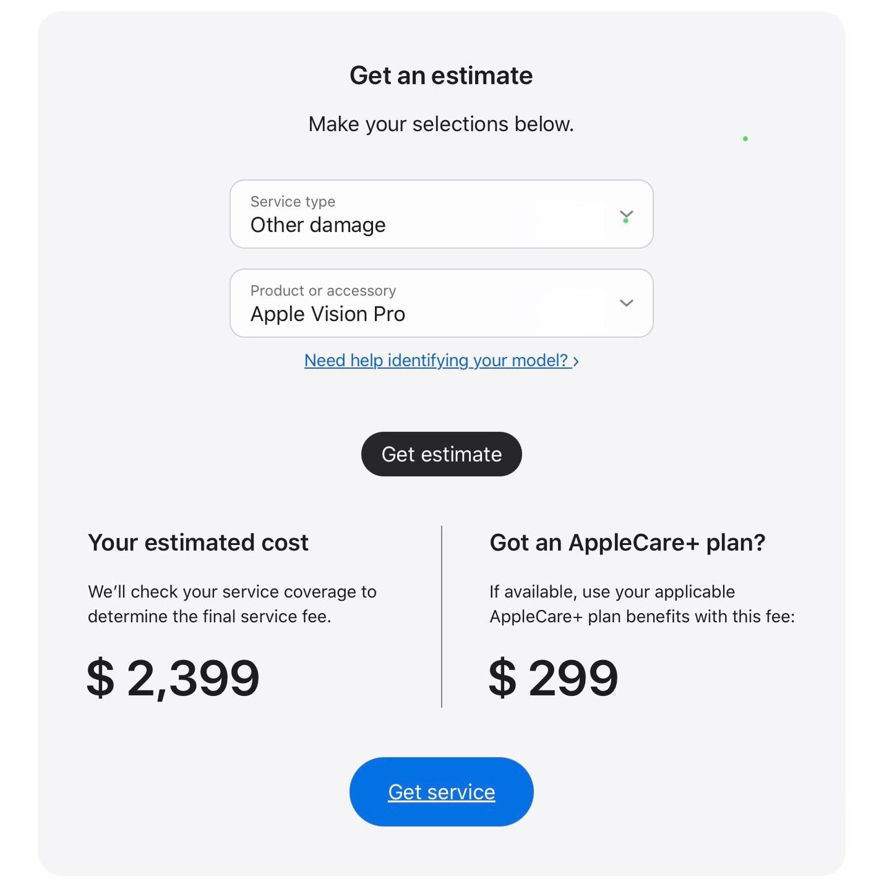 Полная замена устройства при AppleCare+ за два года обойдётся всего в $800, что намного дешевле цены без гарантии – $2399! 