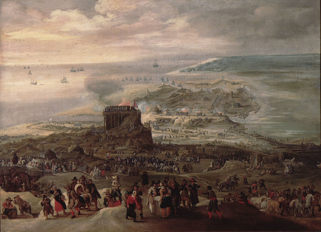 Осада Остенде кисти Джона Тромпбелла, 1786г.