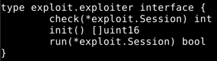 Определение типа интерфейса _Exploit.exploiter