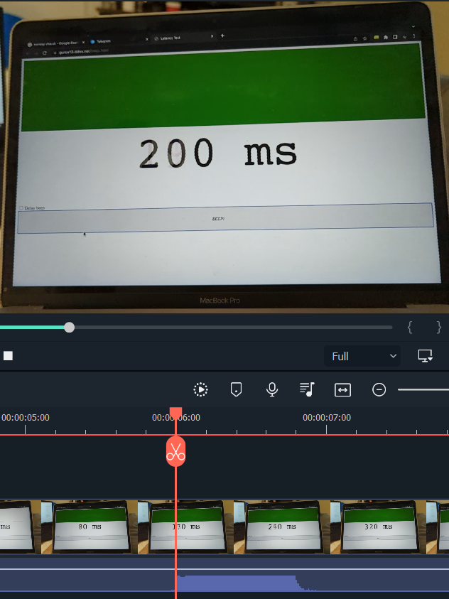 Задержка</p>
<p>200ms » width=»632″ height=»843″ /> Задержка</p>
<p>Когда воспроизводится видео (ютуб), мак задерживает видеопоток, чтобы синхронизировать картинку и звук. Это нормально, потому что если видео начнёт воспроизводиться на 200мс позже, вы этого не заметите. Из разных источников, которые сейчас я уже не найду, я выяснил, что мак спрашивает у наушников, через сколько времени они выведут звук, и выводит видео с такой же задержкой.</p>
<p>То есть, мак обманывает нас и тем самым устраняет <em>видимую</em> задержку, хотя физически задержка всё ещё на месте. Я хочу быть обманутым!</p>
<p>Почему же винда этого не делает? Сие есть тайна великая. Цель этой статьи — не разрешить эту загадку, а исправить положение дел хоть как-нибудь.</p>
<p><strong>Цель:</strong> заставить хром под виндой выводить видео с задержкой, чтобы аудио и видео синхронизировались.</p>
<p>При этом хотелось бы, чтобы при обновлении хрома/винды всё не сломалось.</p>
<p>Мы не будем пытаться узнать у bluetooth устройства, какая у него задержка, потому что писать драйвера под винду у меня сертификата нет.</p>
<h3>Chrome</h3>
<p>Мак не может задерживать всё видео подряд, потому что тогда весь интерфейс будет на 200мс в прошлом. Значит, он сообщает в Chrome задержку, и тот уже задерживает видео.</p>
<p>И действительно, можно найти вот это место в коде хрома, где аудиопоток запрашивает задержку, и вот эту функцию, где данные получаются из системы.</p>
<p>Под виндой, как ни странно, тоже есть похожий код, который опирается на функцию IAudioClock::GetPosition. Вот только винда не сообщает реальную позицию на аудио-устройстве, а учитывает только время на формирование потока данных. Я потратил пару часов на анализ того, как GetPosition работает, и что означают записи в реестре по адресу HKLM\SOFTWARE\Microsoft\Windows\CurrentVersion\MMDevices\Audio\Render\<GUID>\Parameter</p>
<p><img decoding=