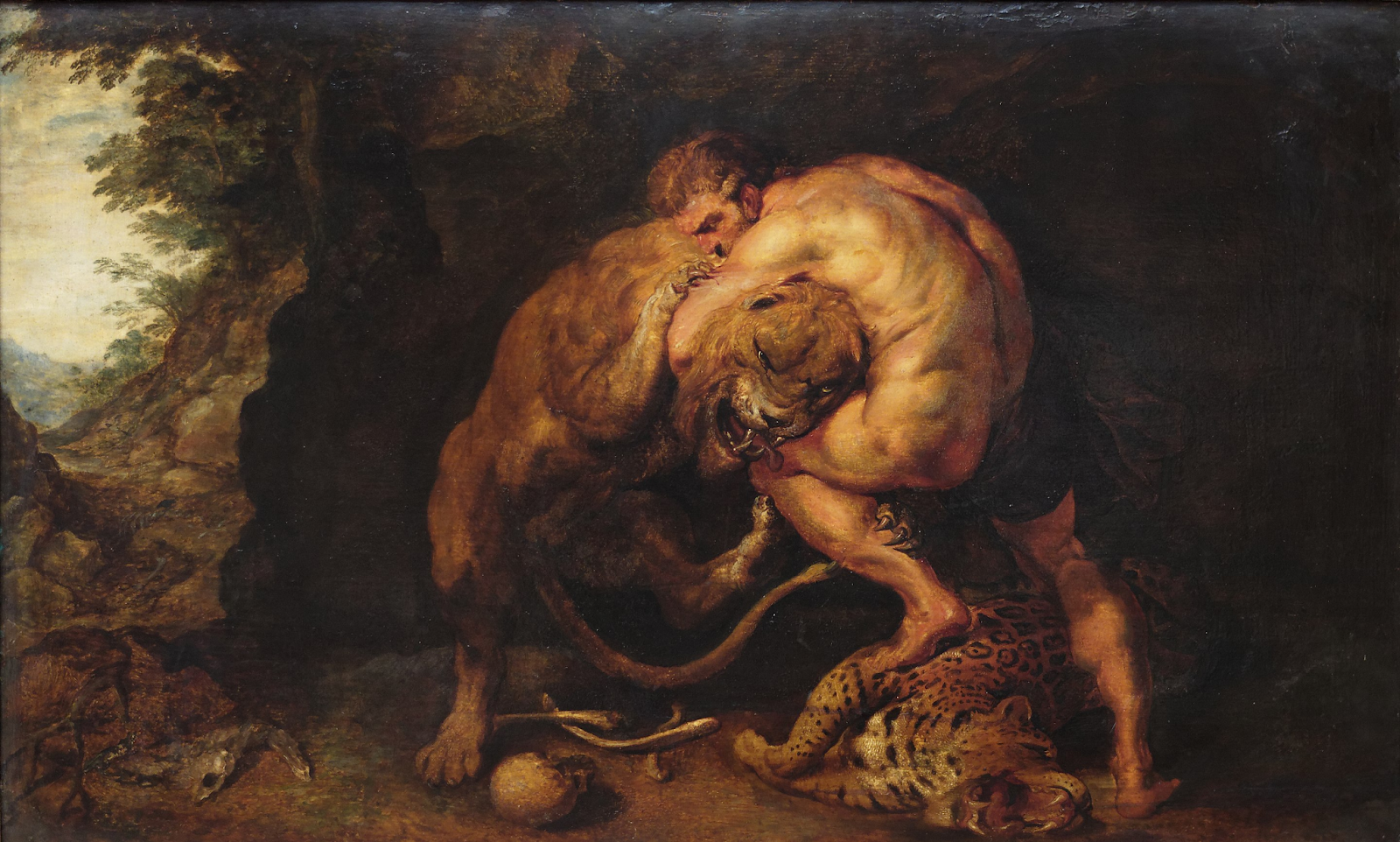 «Геракл и немейский лев», П. Рубенс