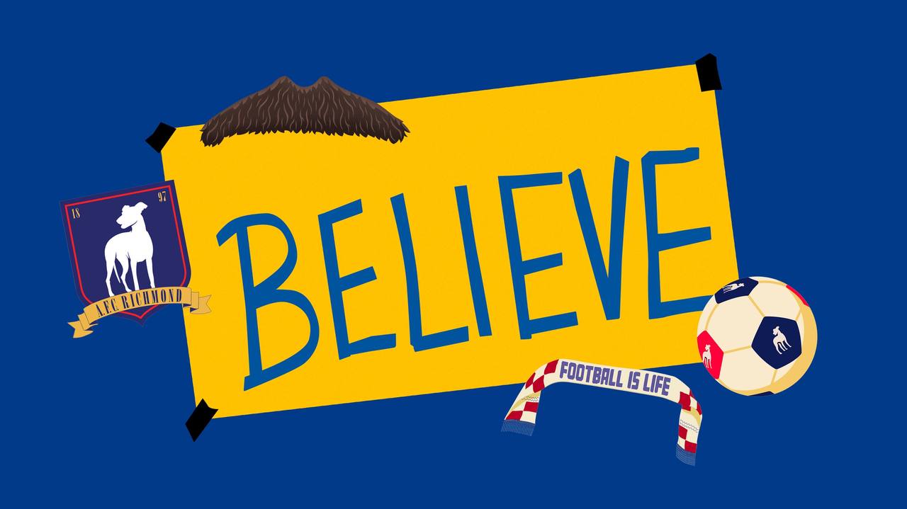 На специальных мероприятиях поклонники Теда Лассо могут воссоздать собственную версию легендарного плаката "Believe" из раздевалки, с помощью iPad и Pencil.