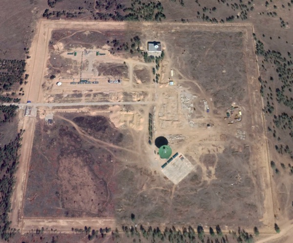 Изображение Google Earth участка 8282/3 на НИП-13 под Улан-Удэ (снимок сделан 6 июля 2019 г.).