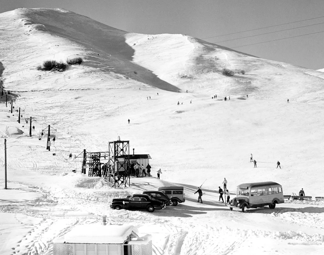 Между горами «Проктор» и «Доллар» лыжники могли выбирать из 17 лыжных трасс