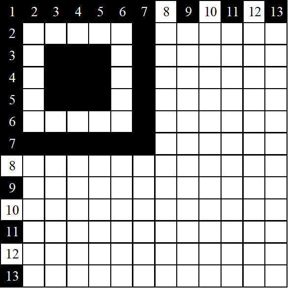 Рисунок 1 – Исходная матрица для М2