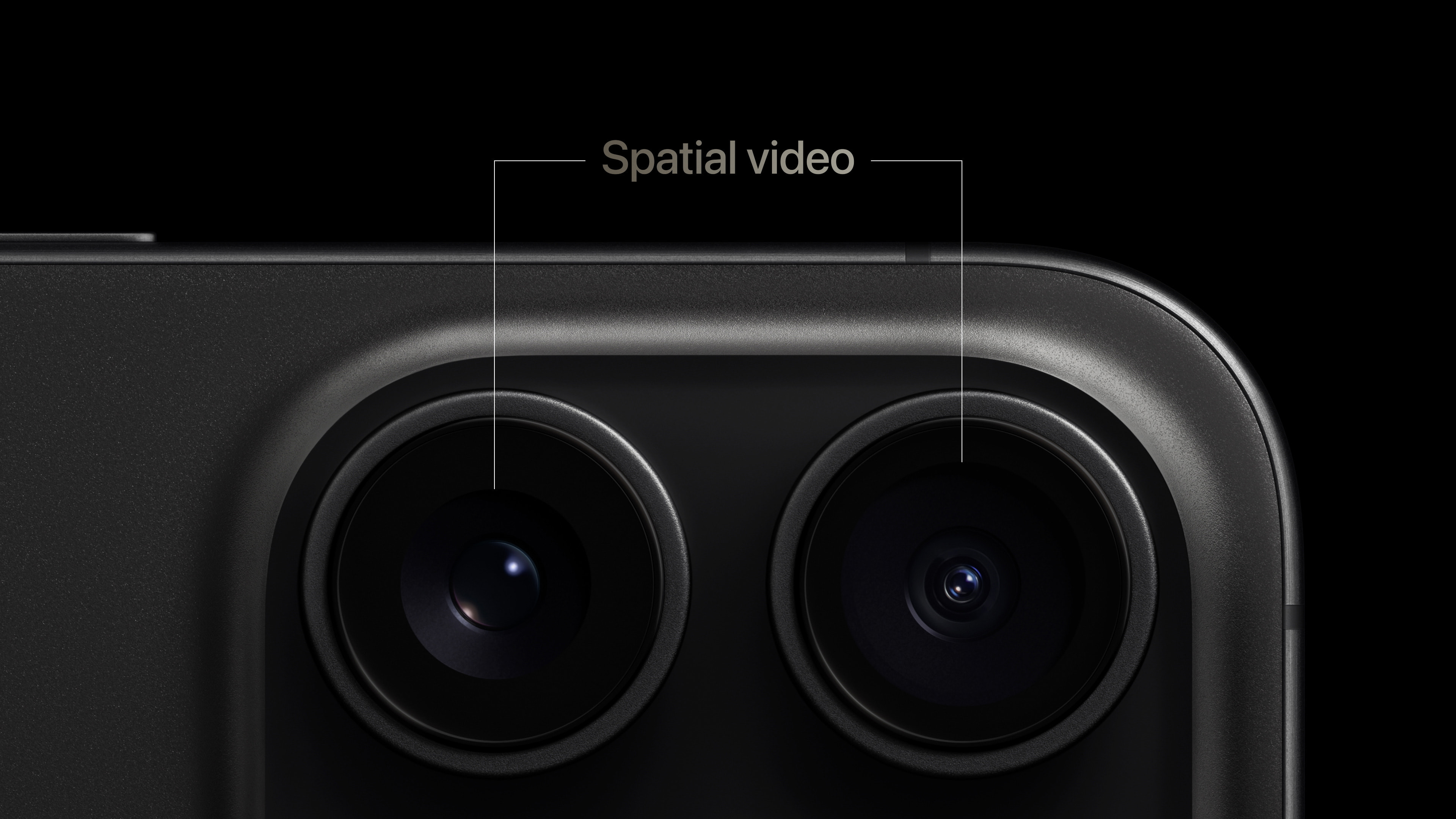 Съёмка пространственного видео доступна на iPhone 15 Pro в горизонтальном расположении