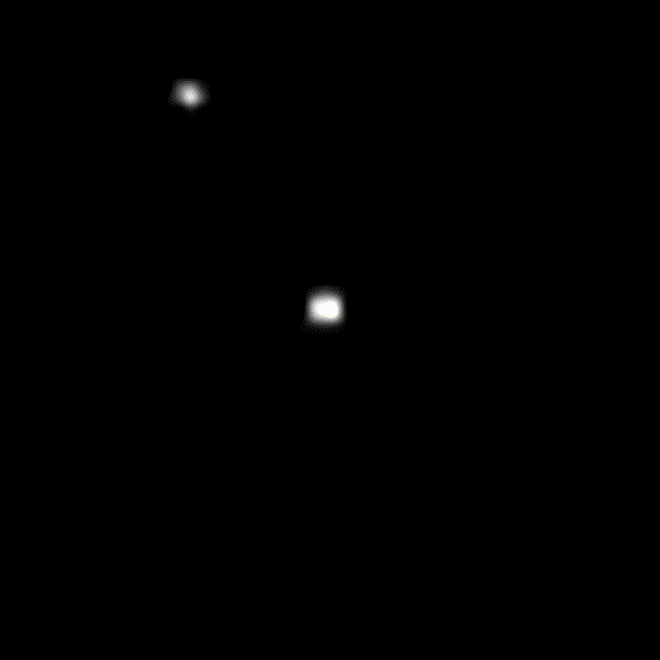 Харикло проходит перед фоновой звездой. Видео сделано на основе 63 отдельных наблюдений на NIRCam на длине волны 1,5 мкм (F150W), полученных в течение ~ 1 часа 18 октября. Источник: НАСА, ЕКА, CSA, Николас Моралес (IAA / CSIC)
