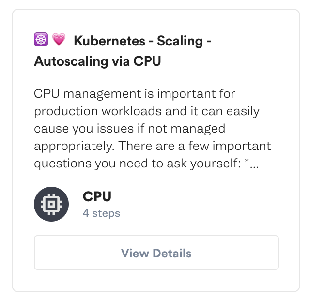 https://app.gremlin.com/scenarios/recommended/kubernetes-scaling-autoscaling-via-cpu/ https://app.gremlin.com/scenarios/recommended/kubernetes-scaling-autoscaling-via-cpu/