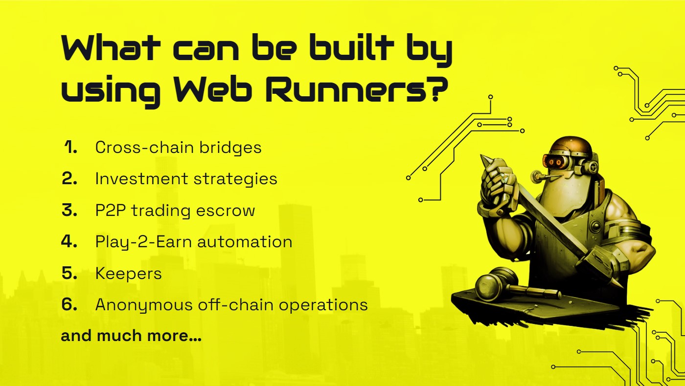 Типы задач, которые могут выполнять исполнители (Web Runners)