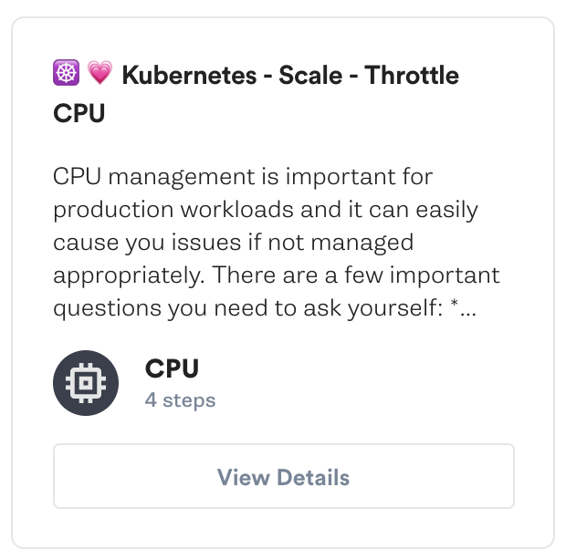 https://app.gremlin.com/scenarios/recommended/kubernetes-scale-throttle-cpu/hosts https://app.gremlin.com/scenarios/recommended/kubernetes-scale-throttle-cpu/hosts