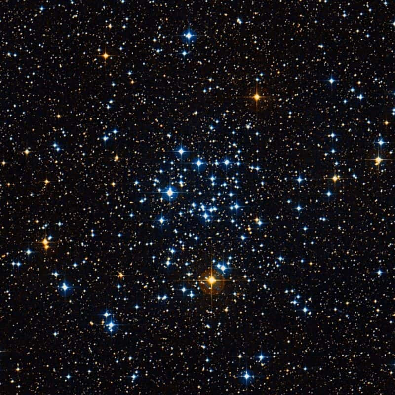 Рассеянное звездное скопление M50 в созвездии Единорога  