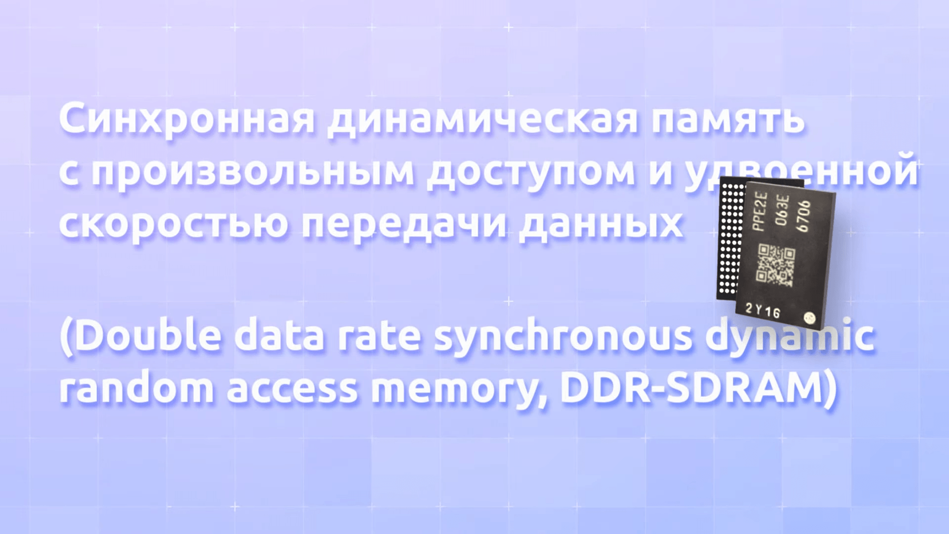 Синхронная динамическая память (DDR)