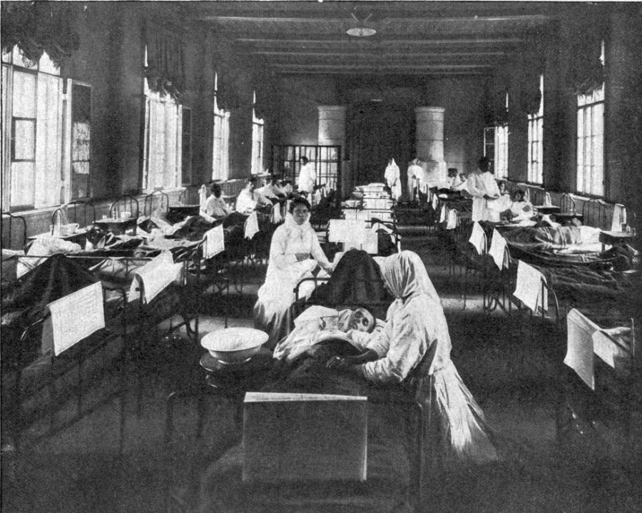 1908 год, Россия, земская больница, эпидемия холеры. В 10-х гг. Россия, наконец, станет закупать вакцину от холеры - позже, чем это начнут делать другие страны Европы