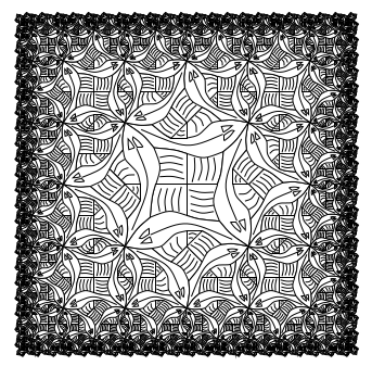 Образец рисунка, сделанный методом функциональной геометрии